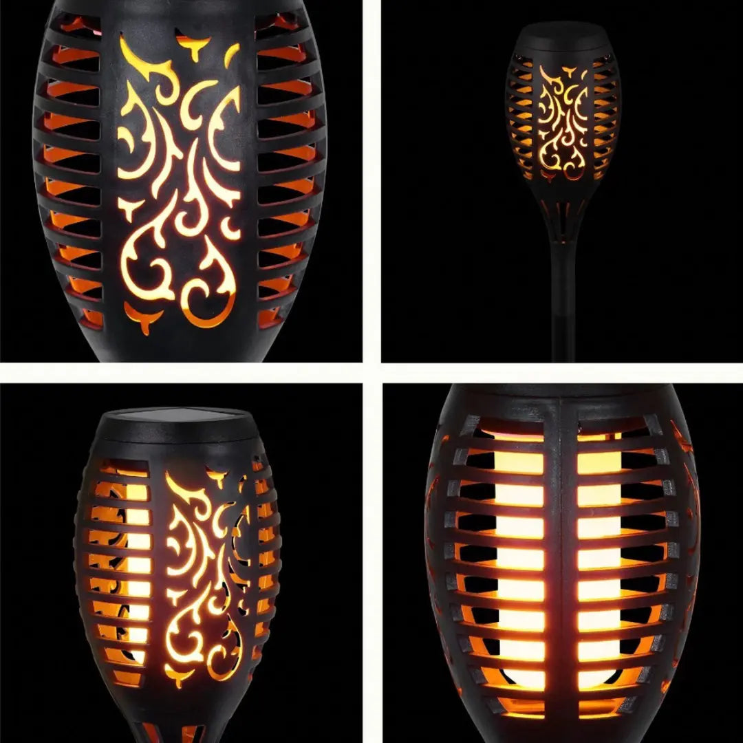 Solcel-drevne LED-lommelykter - SolarFlame | Skanto