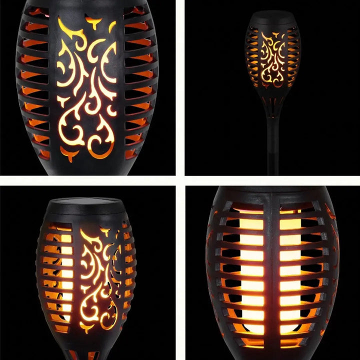 Solcel-drevne LED-lommelykter - SolarFlame | Skanto
