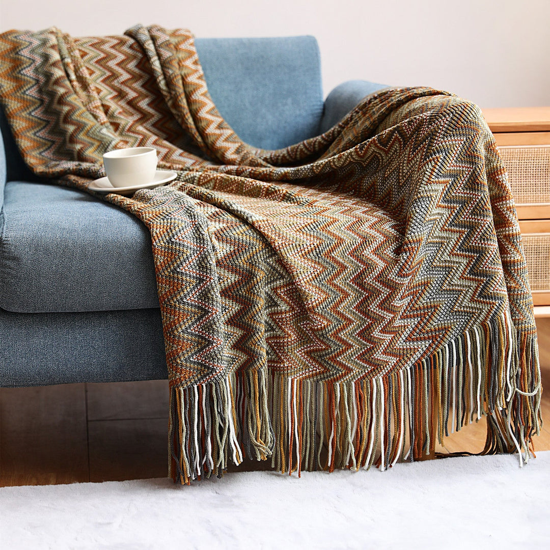 Skanto | Owen Fargerik Chevron Sengeteppe
