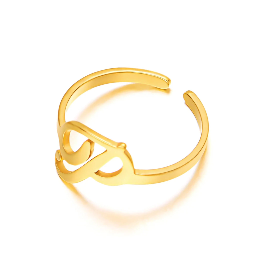 Skanto | Justerbar Kursiv Skrivebokstav Ring