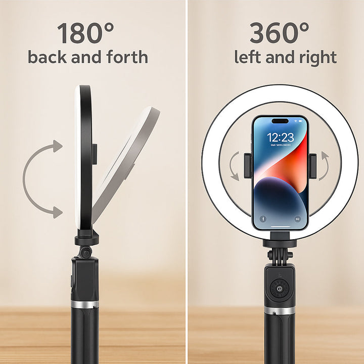 Ring Light med Fjernkontroll & Stativ – 3 Fargetemperaturer – P220-Q | Skanto