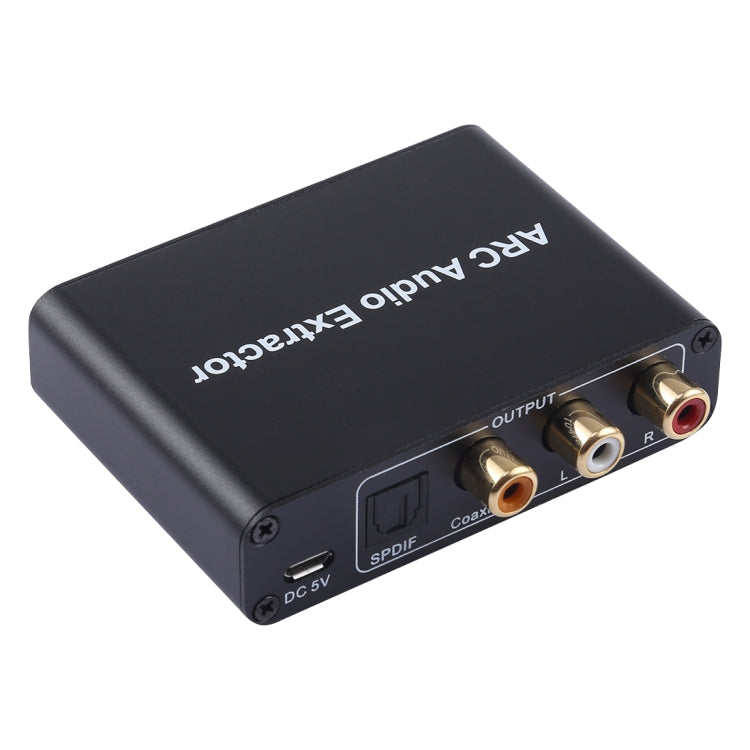 Skanto | 192KHz ARC Lyduttrekker HDMI ARC til SPDIF + Koaksial + L/R Konverter Lydreturkanal Adapter