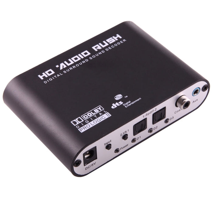 Skanto | NEWKENG 51R DTS / AC3 til Analog 5.1 Lyd / Stereo Lyd Digital Lyd Konverter Dekoder
