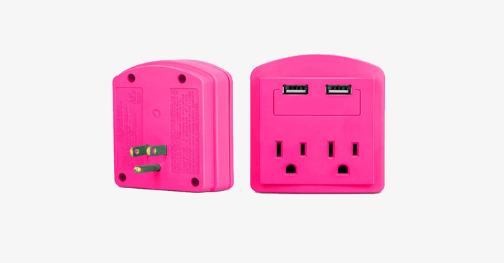 Skanto | Outlet med 2 USB-porter veggadapter - Din bærbare ladestasjon