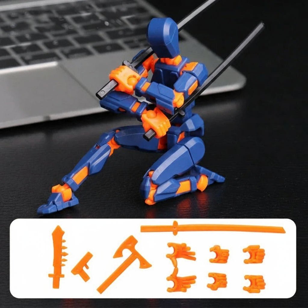 Skanto | 3D actionfigur med multifunksjonsbevegelse for dynamisk posering