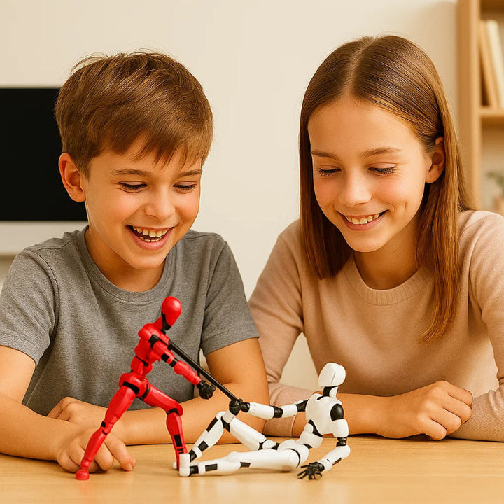 Skanto | 3D-printet mech actionfigur med flere leddbevegelser