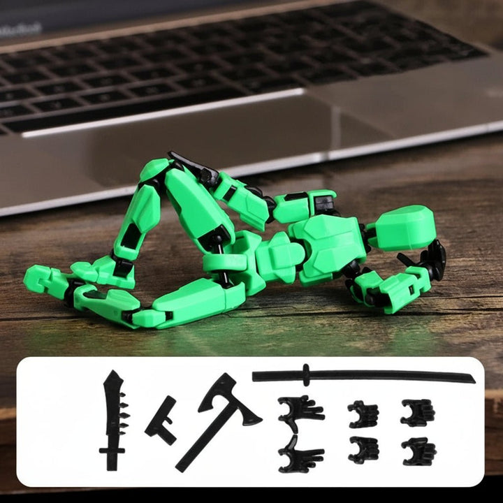 Skanto | 3D actionfigur med multifunksjonsbevegelse for dynamisk posering