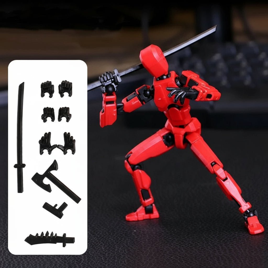 Skanto | 3D actionfigur med multifunksjonsbevegelse for dynamisk posering