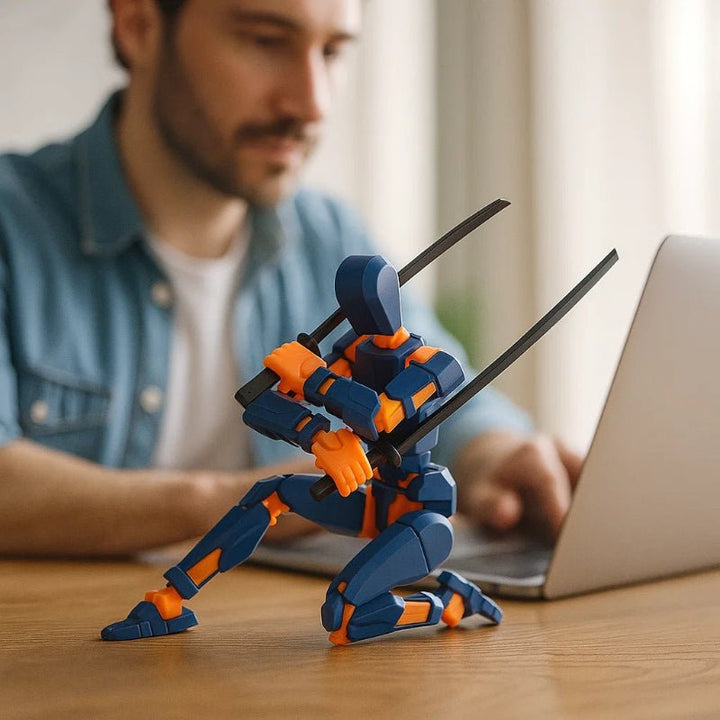 Skanto | 3D actionfigur med multifunksjonsbevegelse for dynamisk posering