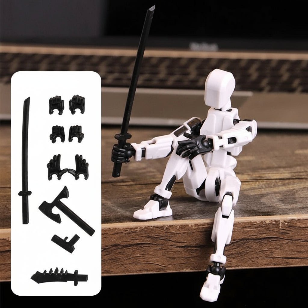 Skanto | 3D actionfigur med multifunksjonsbevegelse for dynamisk posering