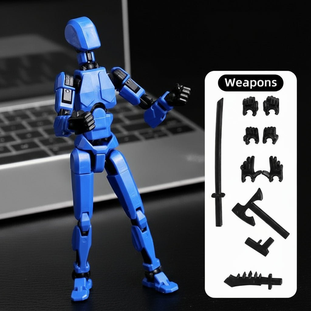 Skanto | 3D actionfigur med multifunksjonsbevegelse for dynamisk posering
