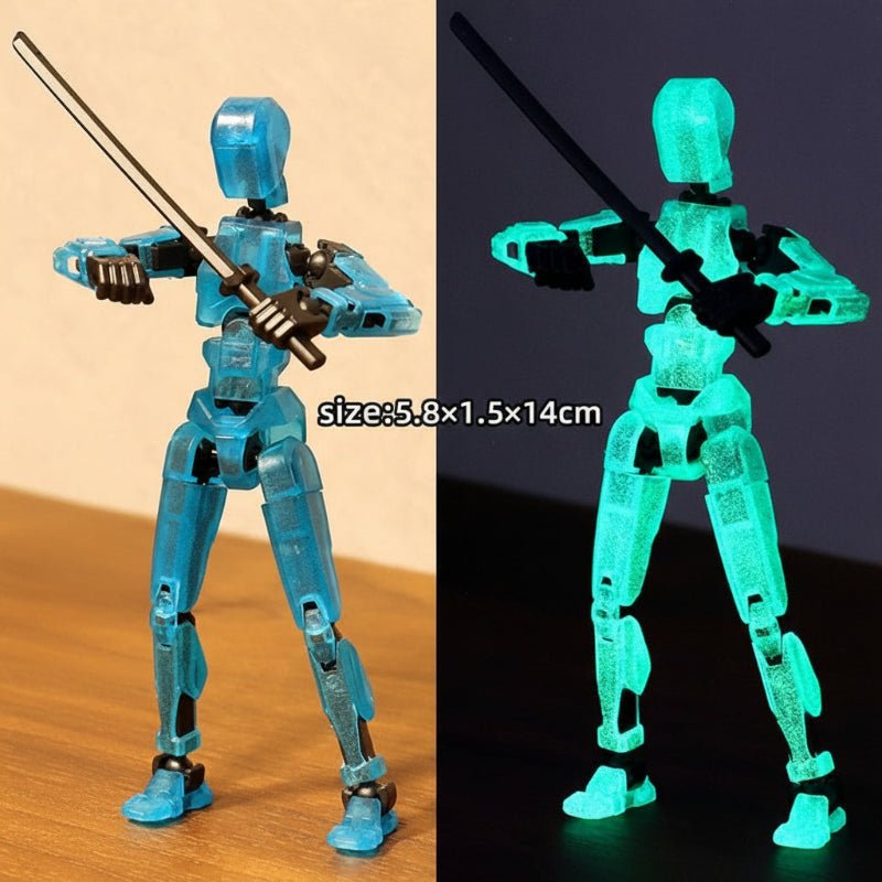 Skanto | 3D actionfigur med multifunksjonsbevegelse for dynamisk posering
