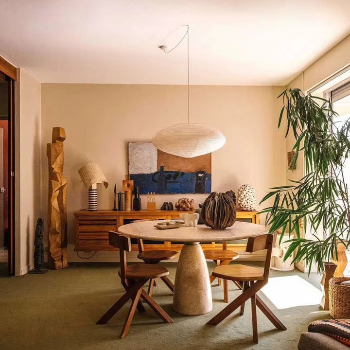 Moderne Papirlanterne Pendel Taklampe – Inspirert av Japansk Design | Skanto