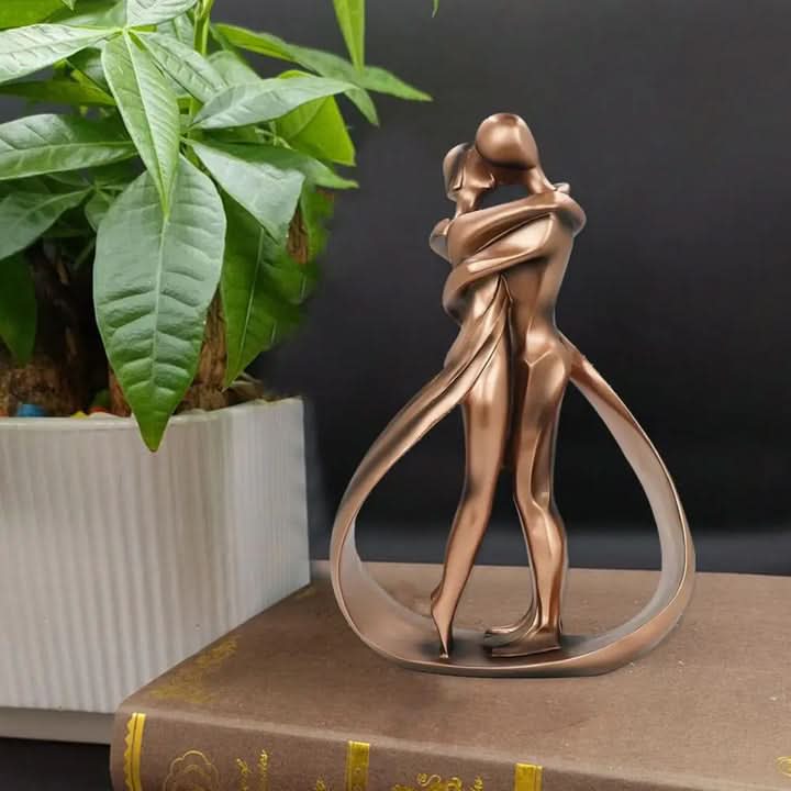 Skanto | Moderne Elskere Skulptur – Minimalistisk Par Dekor