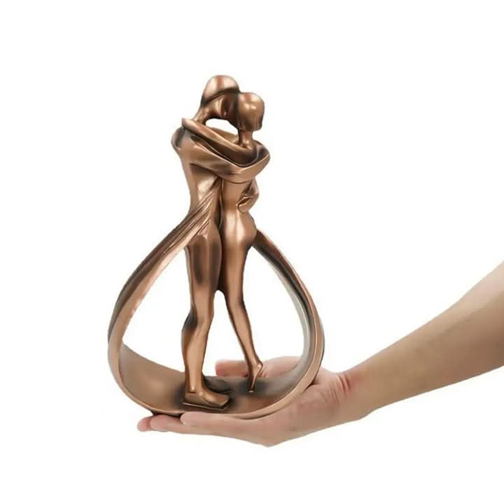 Skanto | Moderne Elskere Skulptur – Minimalistisk Par Dekor