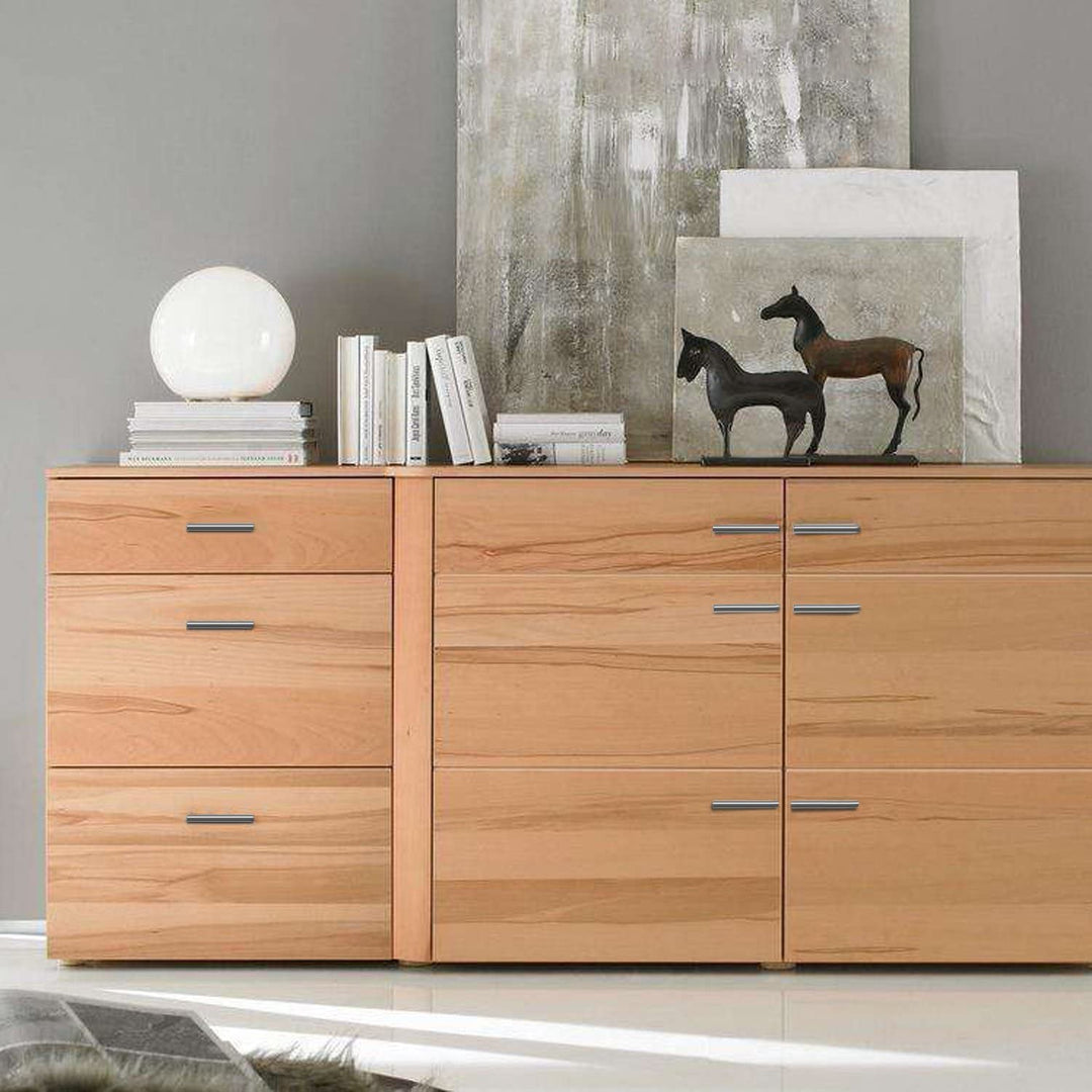 Skanto | Børstet Nikkel Modern Rustfritt Stål Skuffehardware T-Bar Håndtak