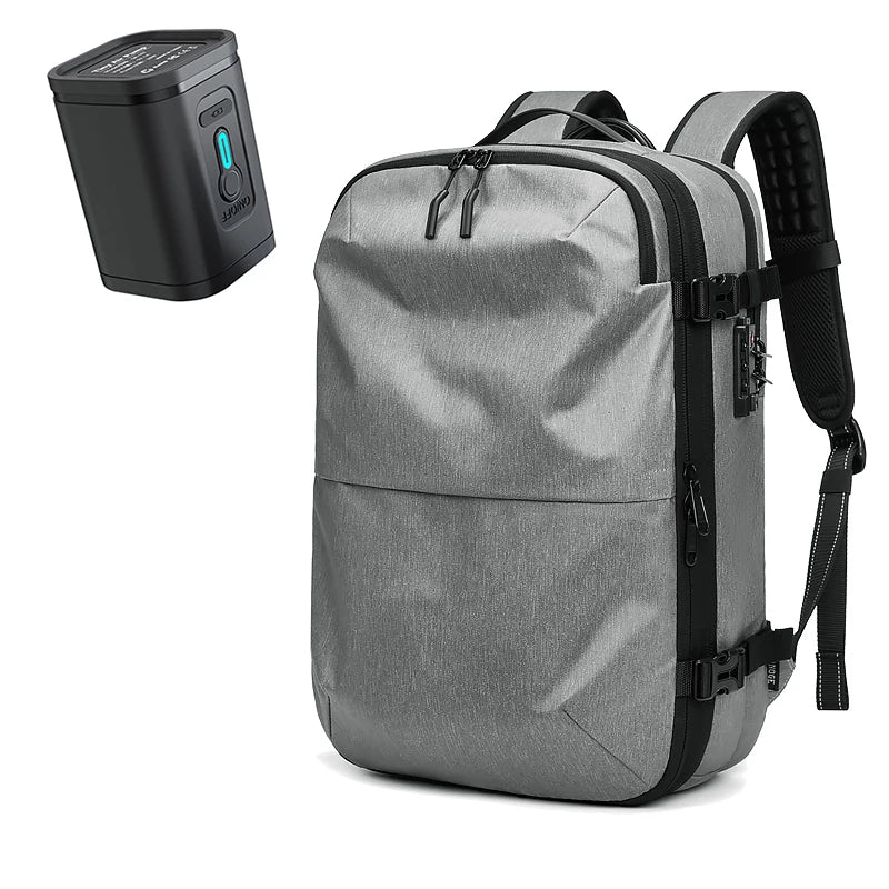 Packlite Slim – Vanntett kompresjonsryggsekk med USB-tilkobling for håndbagasje | Skanto