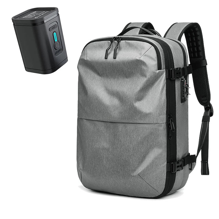 Packlite Slim – Vanntett kompresjonsryggsekk med USB-tilkobling for håndbagasje | Skanto