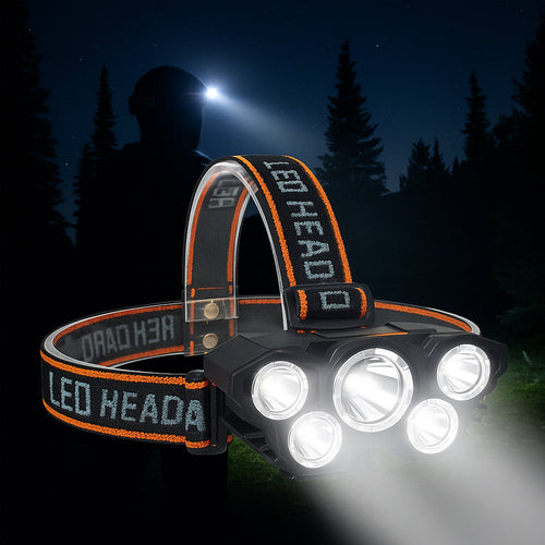 Hodelykt 300 Lumen 180° justerbar vinkel – 4 lysmoduser | Skanto