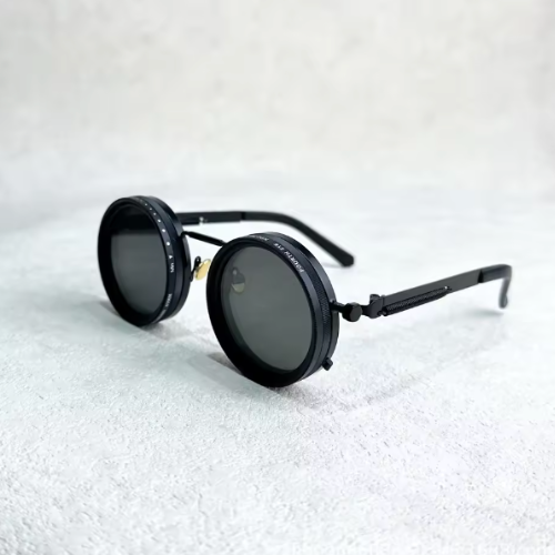 Skanto | ShadowSunglasses | Solbriller med svarte linser Stilig UV-beskyttelse Motemode