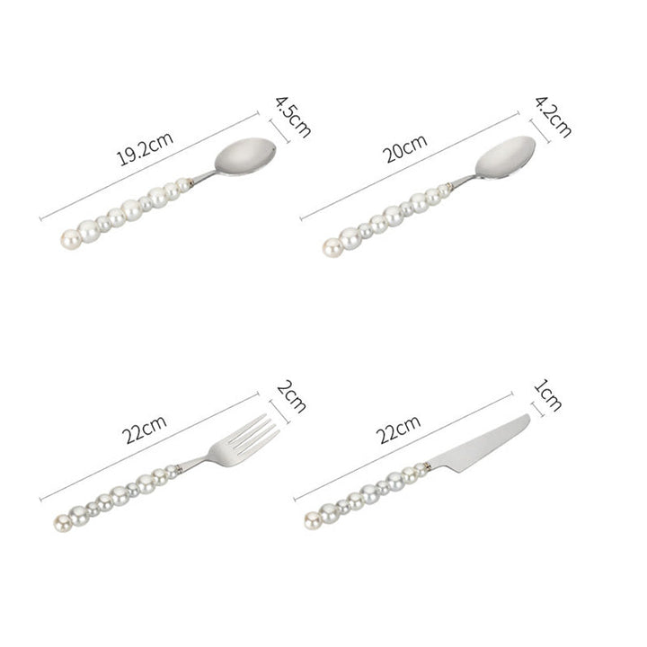 Skanto | Pearl grip bestikk 4 deler sett