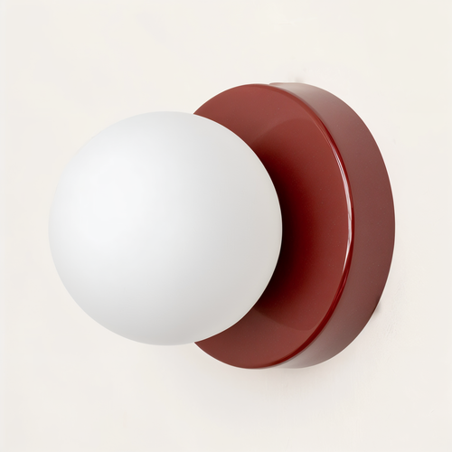 Skanto | PearlPop Wall Lamp – White Glass Orb LED Wall Lamp for Modern Interiors