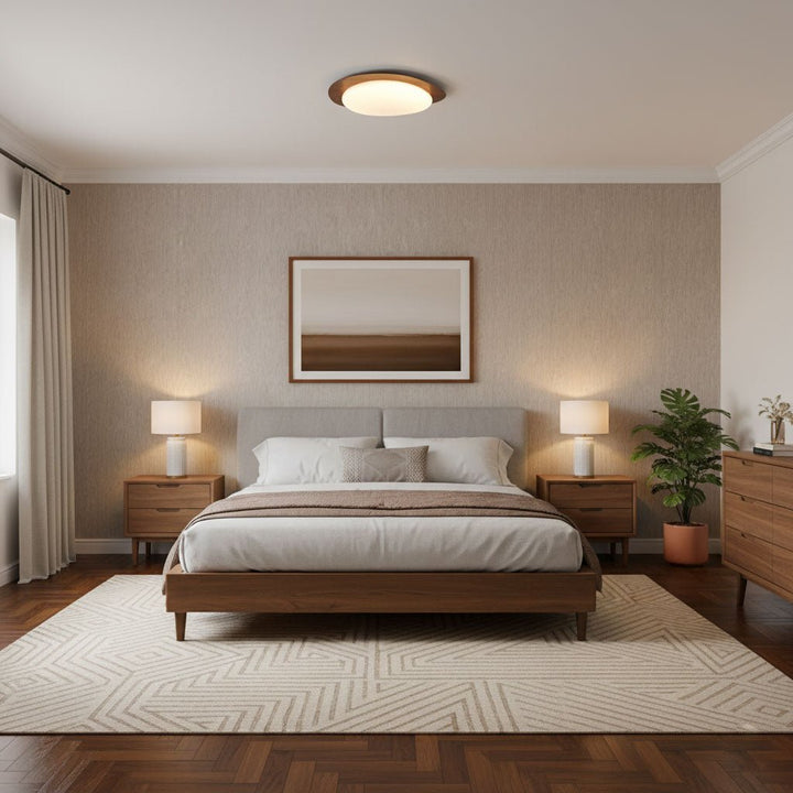 Flush Mount Pebble Metal Ceiling Light | Skanto