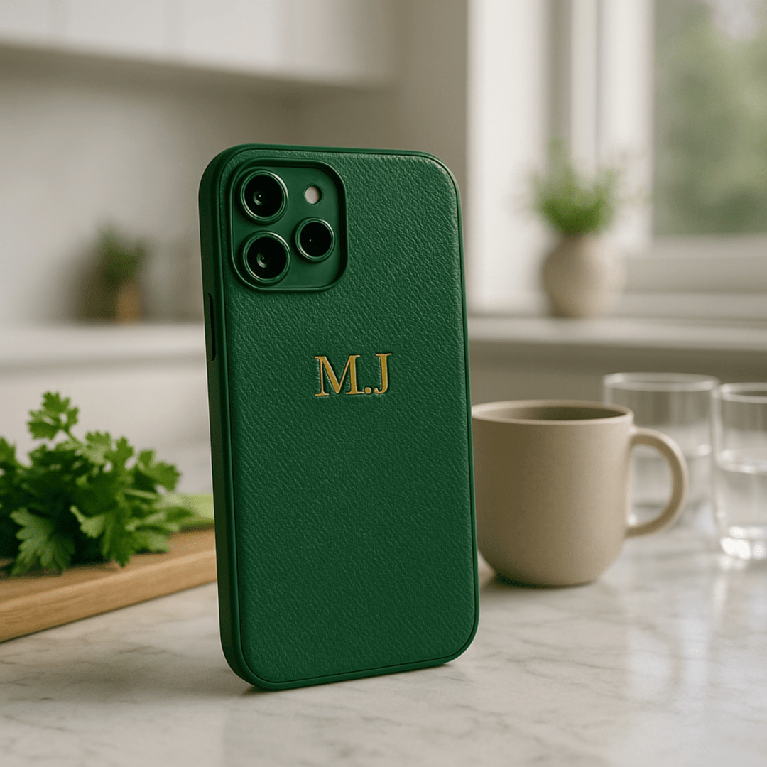 Skanto | Personliget Lærveske for iPhone 11–17 Pro Max