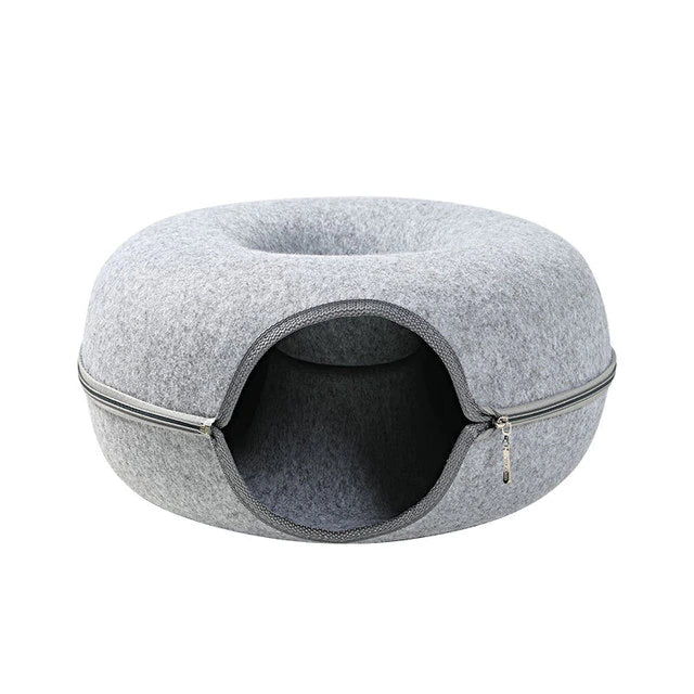 Purrfect Den - Luksus Katte Tunnel med Soveplass Skanto