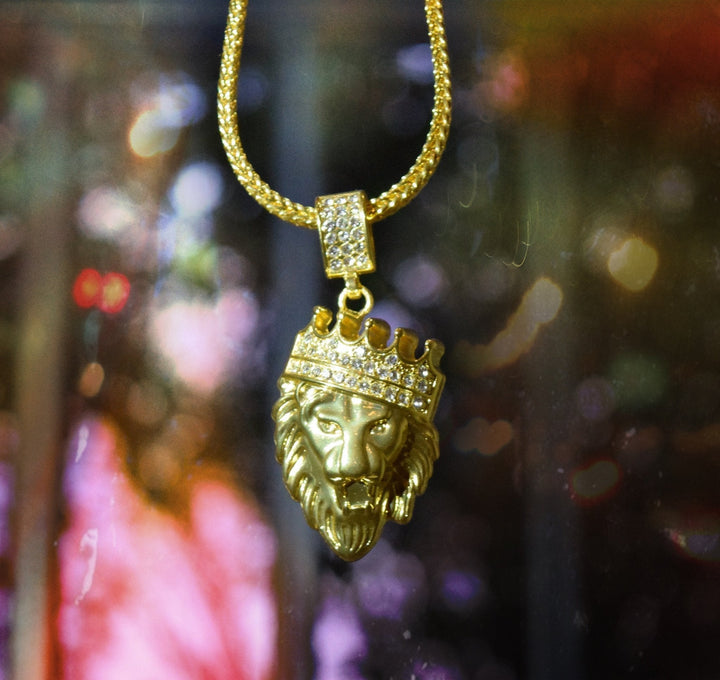 Alpha Lion - 18k Gullbelagt Halskjede | Skanto