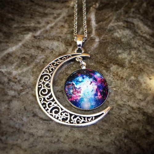 Crescent Galaxy Halskjeder | Skanto
