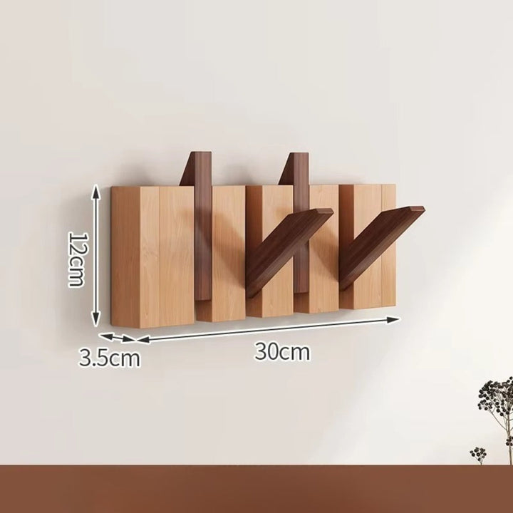 Klappbarer Wandhaken aus Holz für Klaviertüren