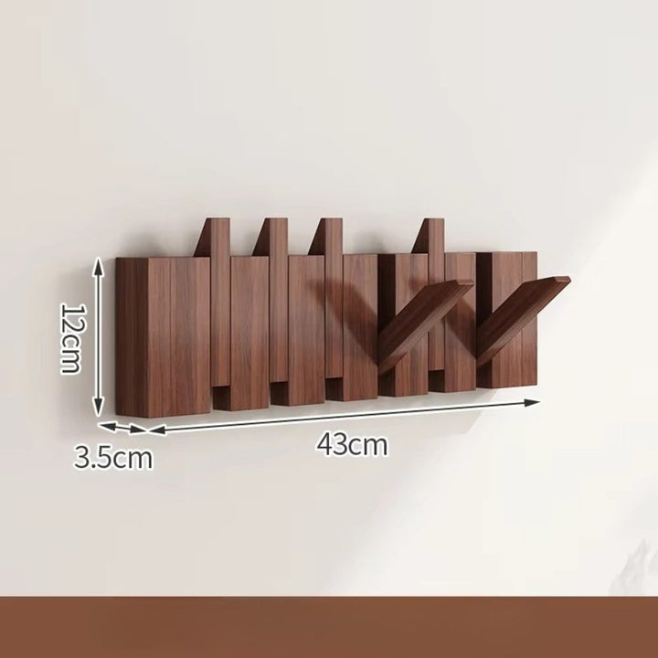 Klappbarer Wandhaken aus Holz für Klaviertüren