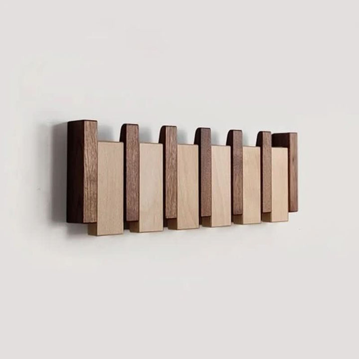 Skanto | Vegggarderobe i Pianodesign | Håndlaget Tre | Natur
