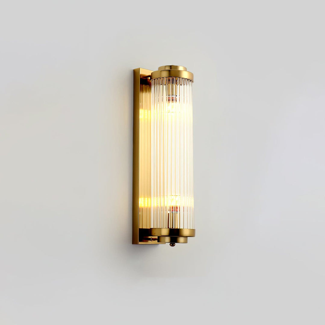 Skanto | Vintage Glass Vegglampe med LED i Retro Stil