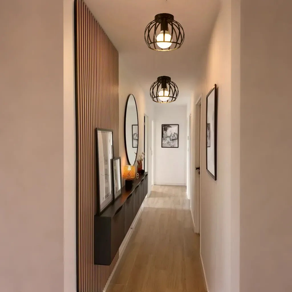 Skanto | Industriell Taklampe Svart