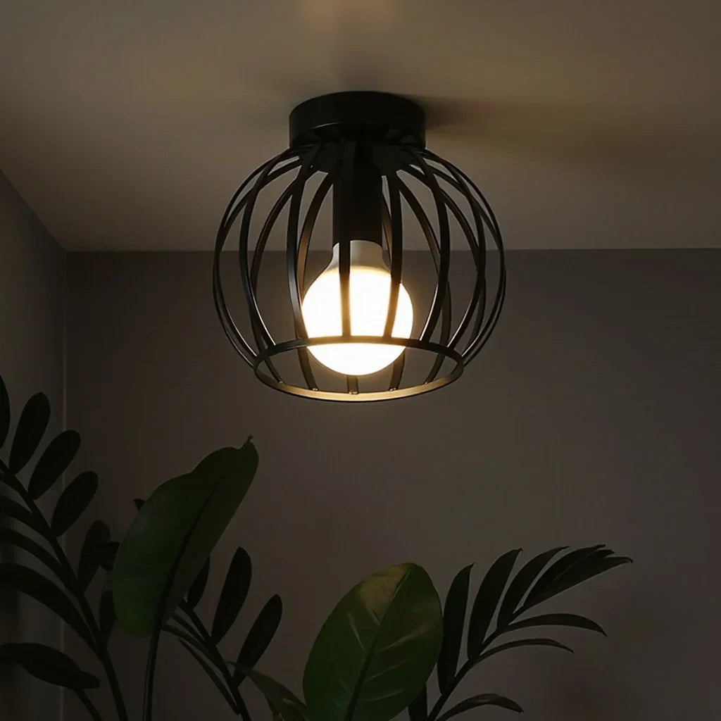 Skanto | Industriell Taklampe Svart