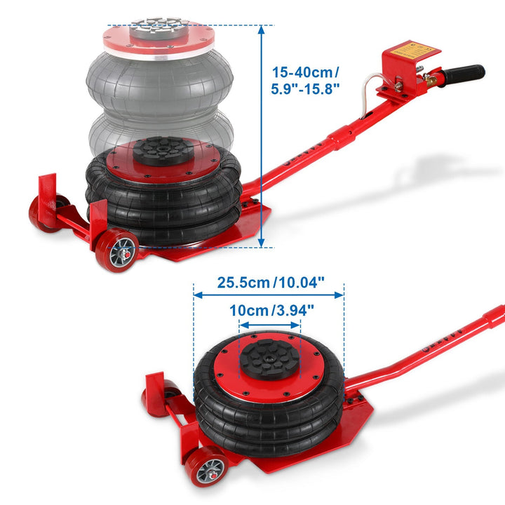 3T Pneumatisk Triple Bag Airjack | Skanto