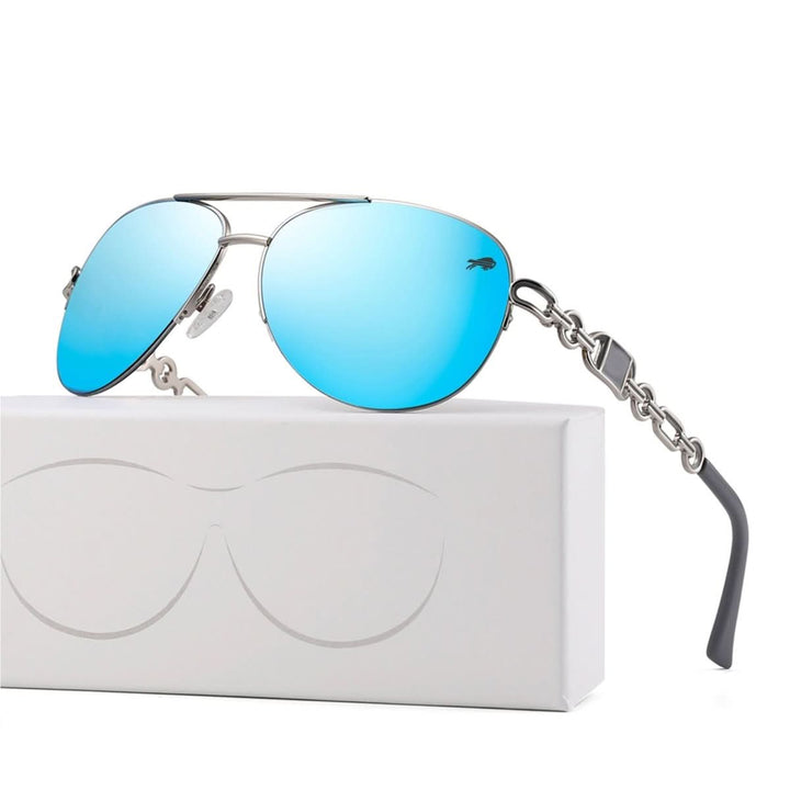 Skanto | Lunaris Polariserte Dame Solbriller | UV400 Beskyttelse | Lett Moteglasse | Elegant Utendørs Solbriller