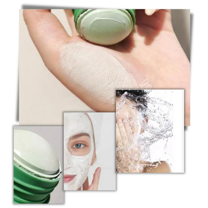 Poreløs dyptrensende maske med grønn te for å fjerne hudormer