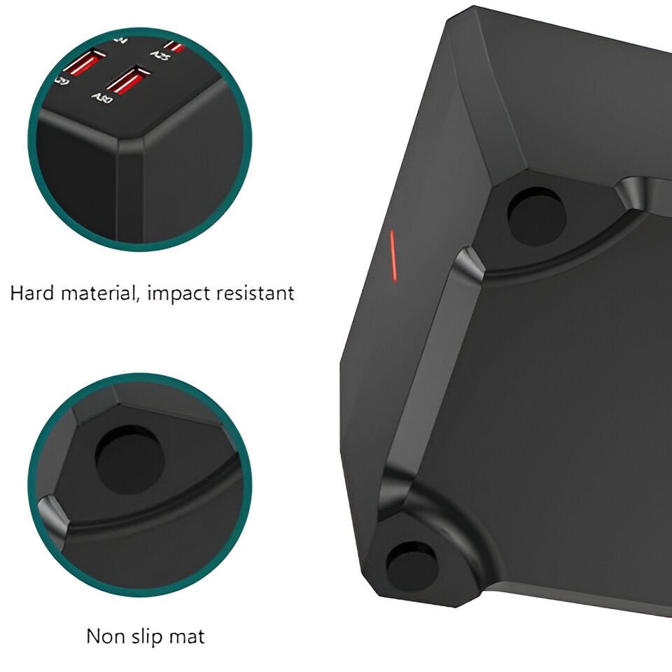 Skanto | PowerPort Pro – Universell Multi-USB Laderstasjon med 30 Porter (150W Utgang)