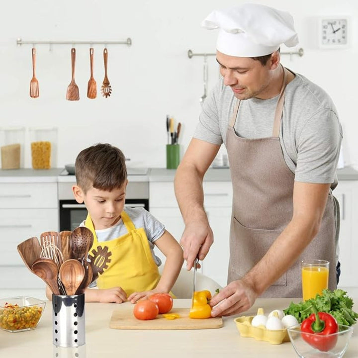 Skanto | Tre Cooking Utensils Set Teak Non Stick