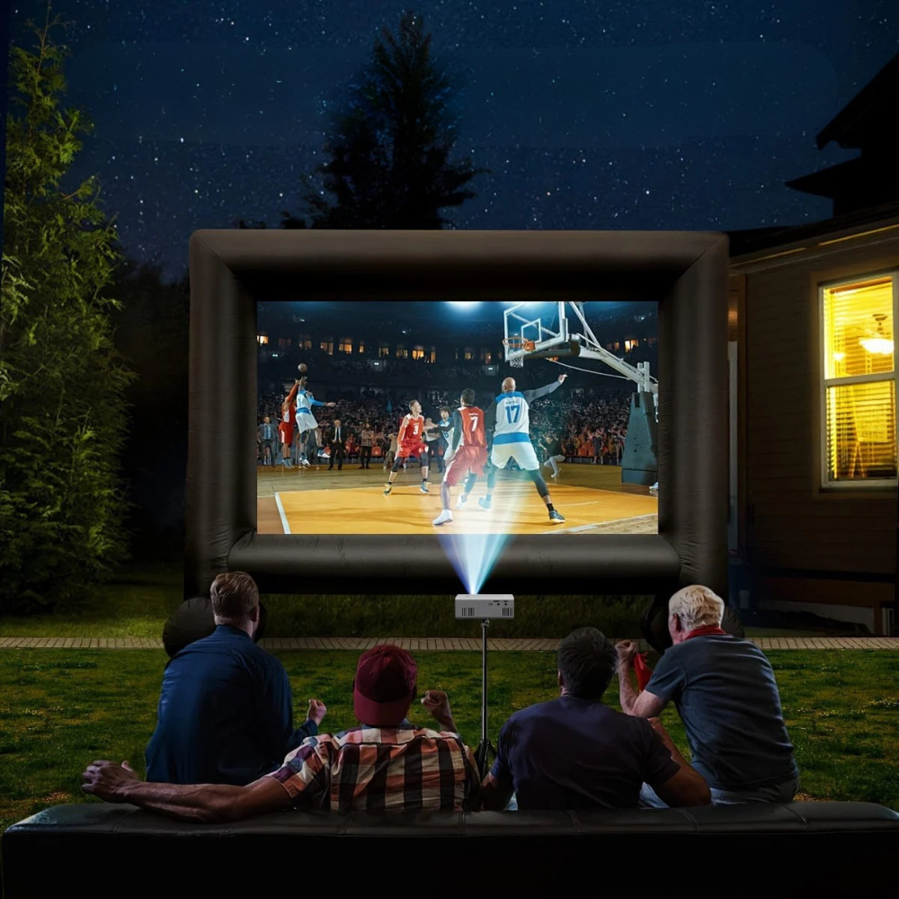 Skanto | Projektor Bærbar Mini HD LED Hjemmekino Utendørs 3000 Lumen