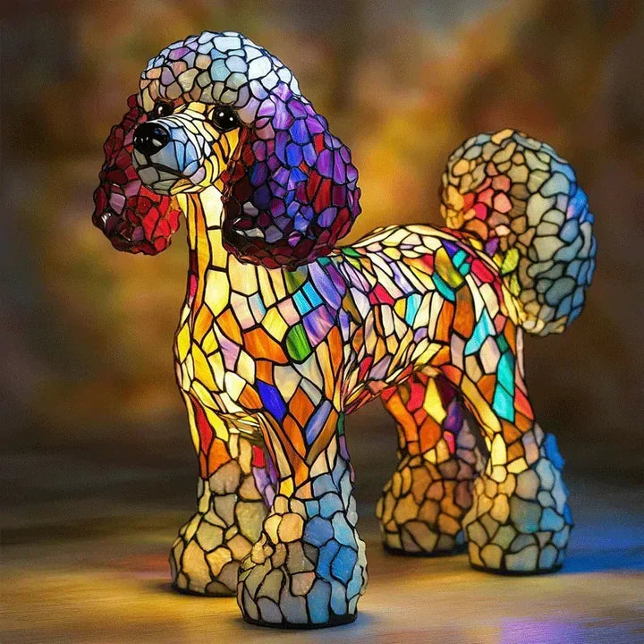 Skanto | Lumidog Håndlaget Lysende Hund Lampe – Ambient Belysning og Gave