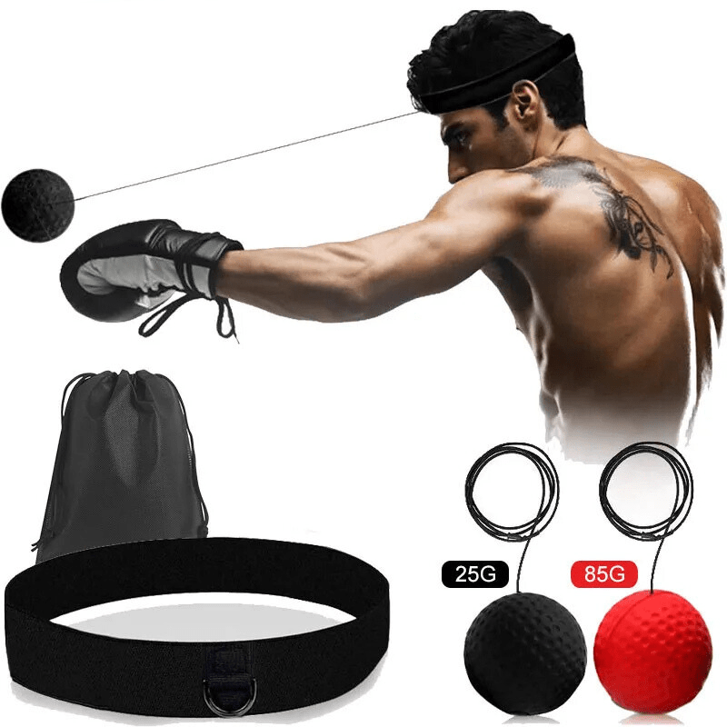 Skanto | PunchPro – Refleksball for boksingstrening & reaksjonsforbedring med 2 treningsballer