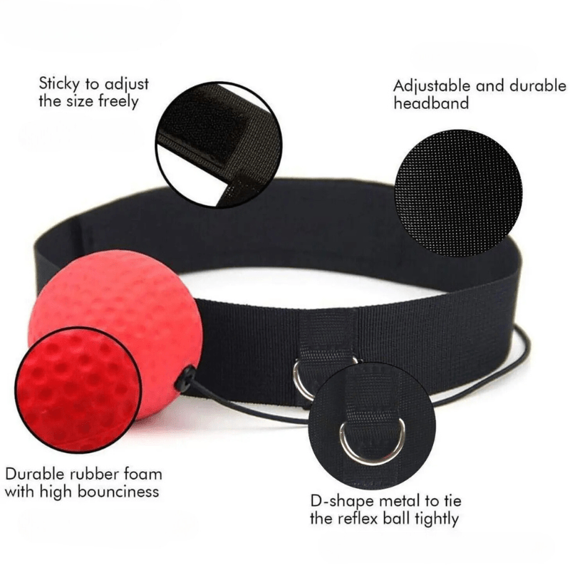Skanto | PunchPro – Refleksball for boksingstrening & reaksjonsforbedring med 2 treningsballer