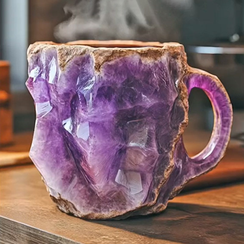 Skanto | CrystalBrew Kaffe Kopper | Elegante mineral krystall kopper for en unik kaffeopplevelse