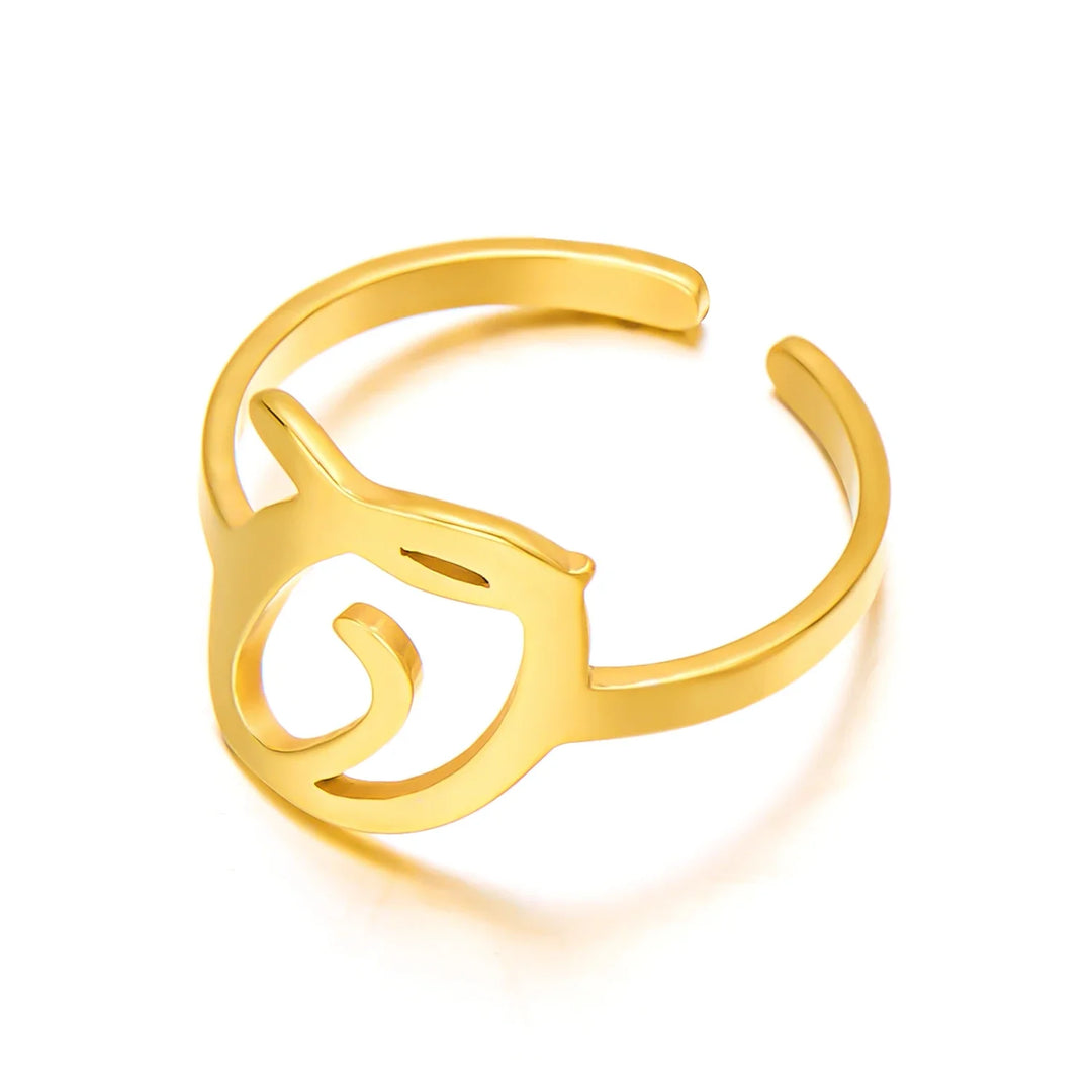 Skanto | Justerbar Kursiv Skrivebokstav Ring