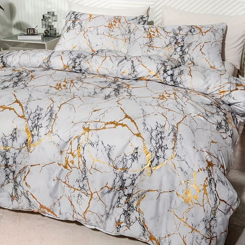 Luksus, vekt Bettwäscheset med elegant design