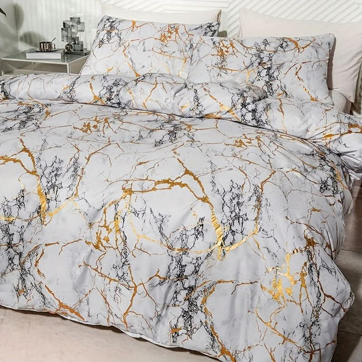 Luksus, vekt Bettwäscheset med elegant design